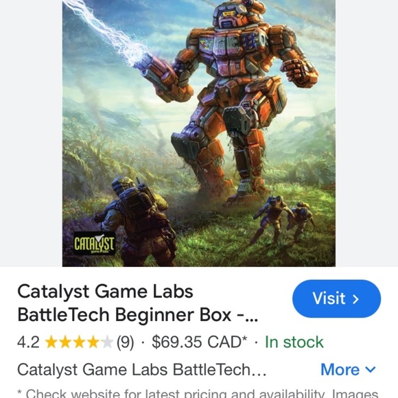New Open Box Battletech Beginner Box by Catalyst Game Labs - Picture 15 of 16